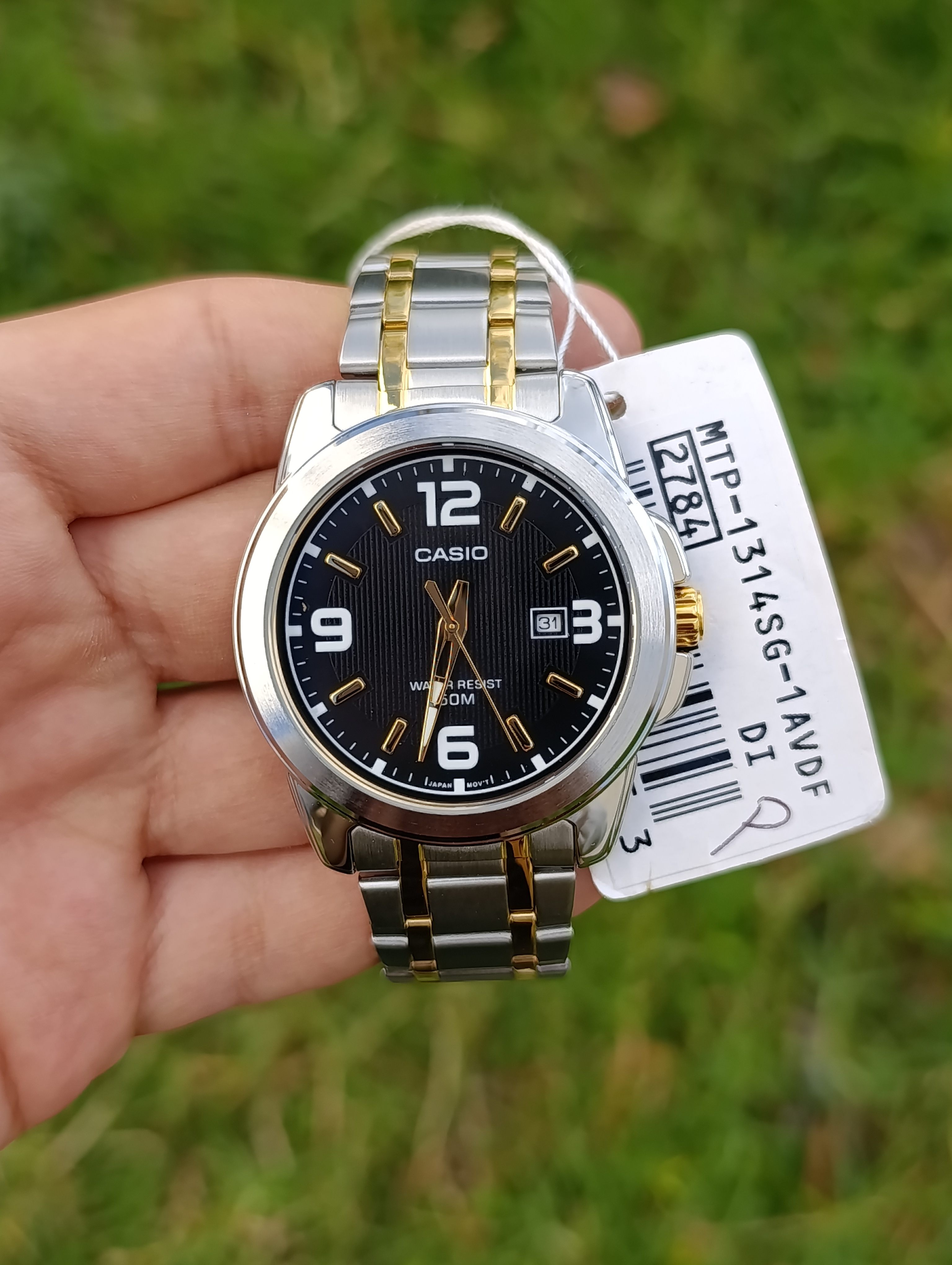 CASIO MTP-1314SG-1AVDF ORIGINAL HOMME NEUVE QUARTZ WR 50M BICOLORE STAINLESS STEEL