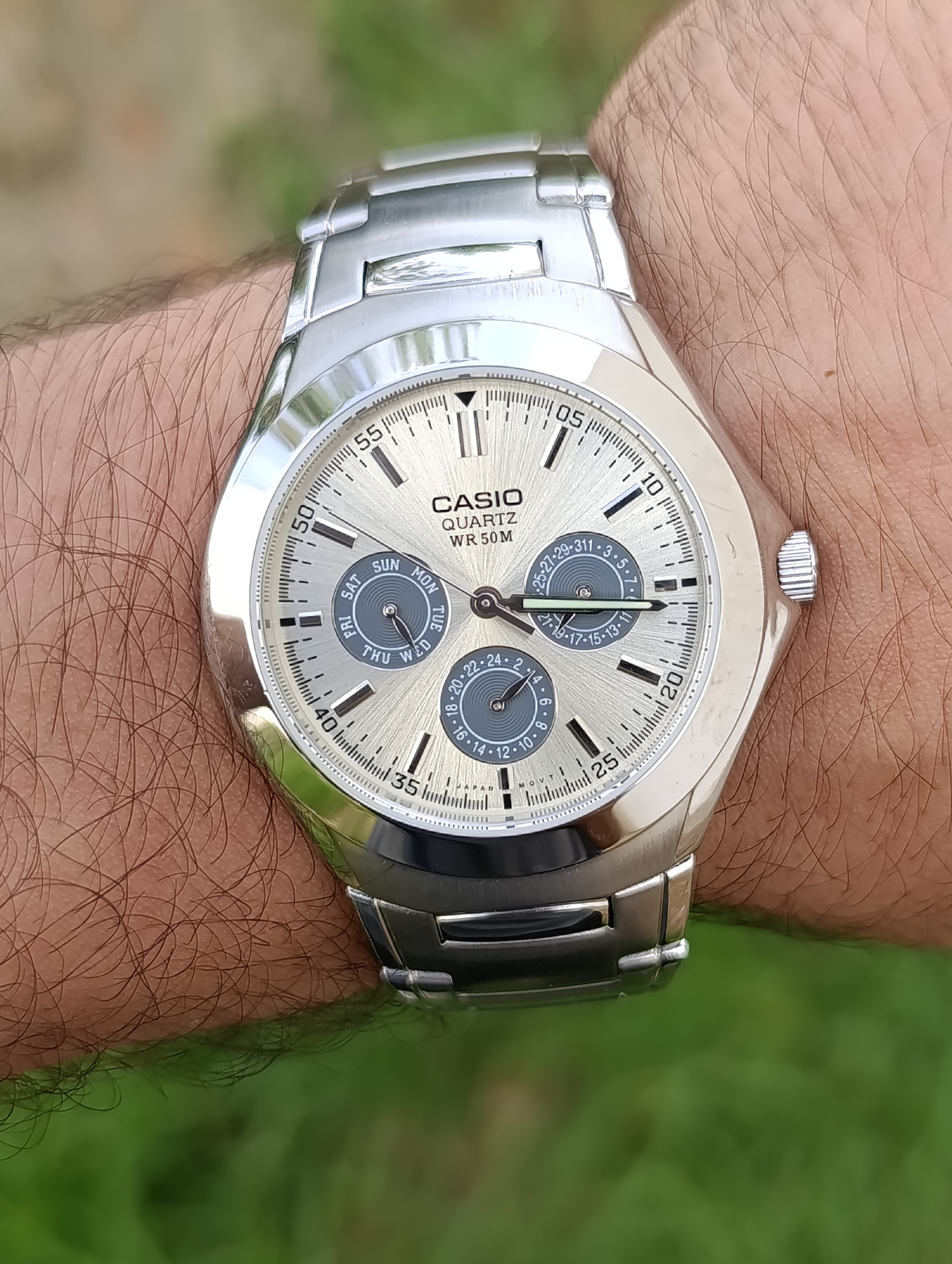 MONTRE CASIO MTP-1247D-9AVDF ORIGINAL HOMME NEUVE QUARTZ WR 50M MULTIFONCTION