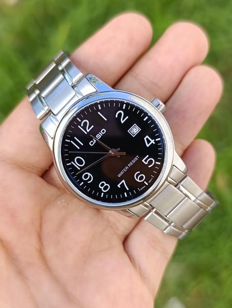 CASIO MTP-V002D-1BUDF ORIGINAL HOMME NEUVE WATER RESISITANT STAINLESS STEEL