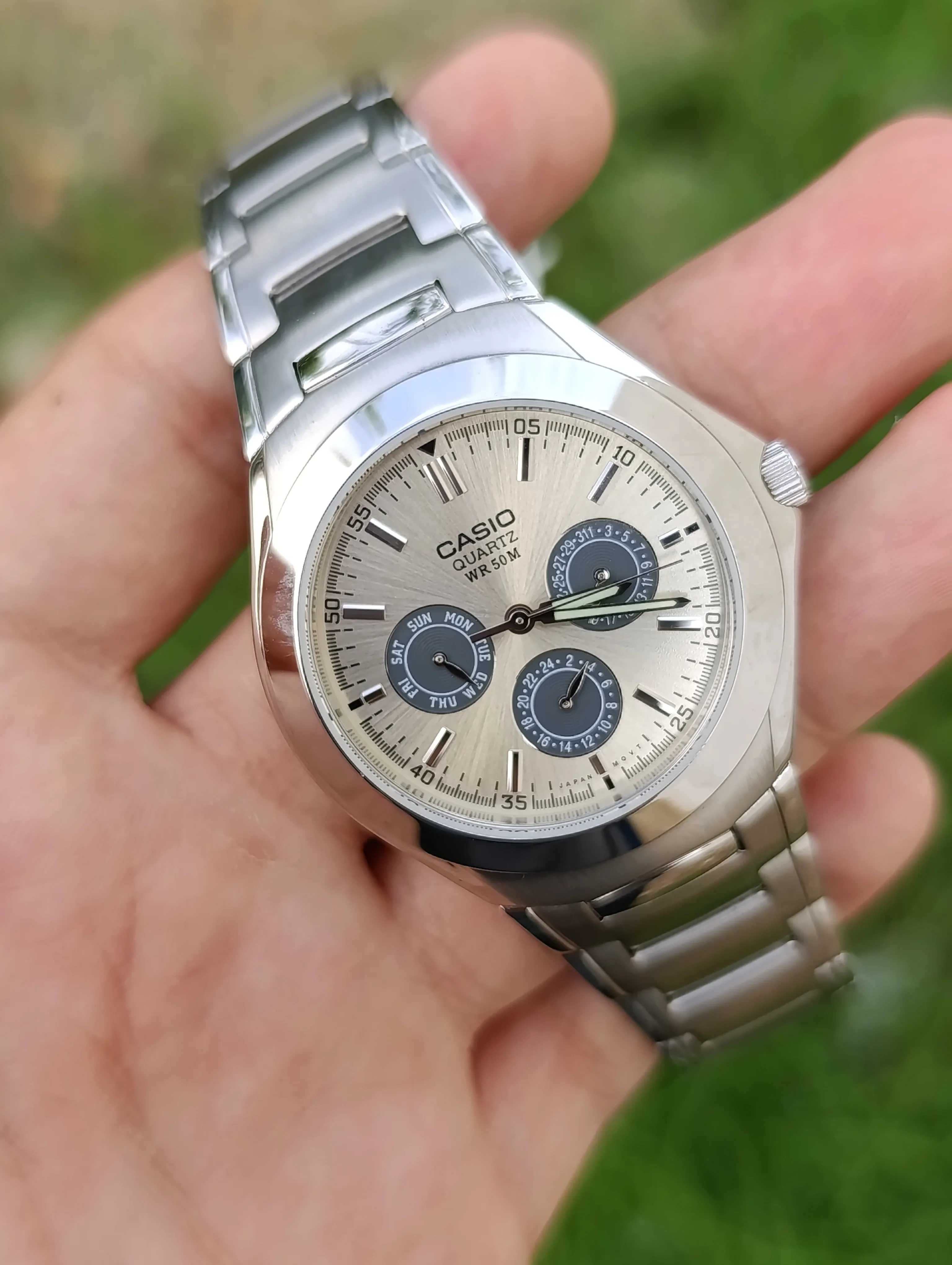 MONTRE CASIO MTP-1247D-9AVDF ORIGINAL HOMME NEUVE QUARTZ WR 50M MULTIFONCTION