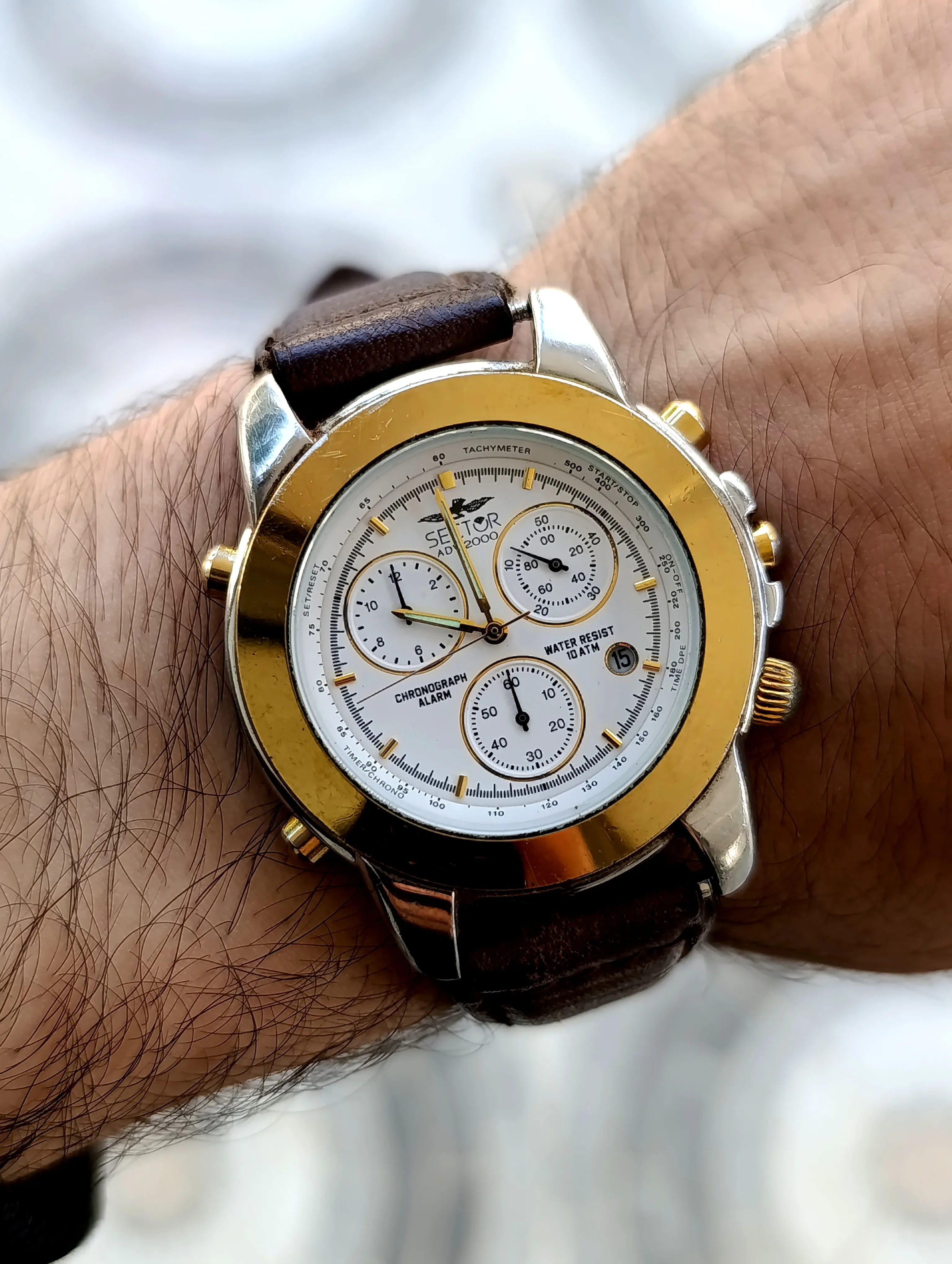 MONTRE SECTOR ADV  2000 – CHRONOGRAPHE ALARME – RÉFÉRENCE 195104