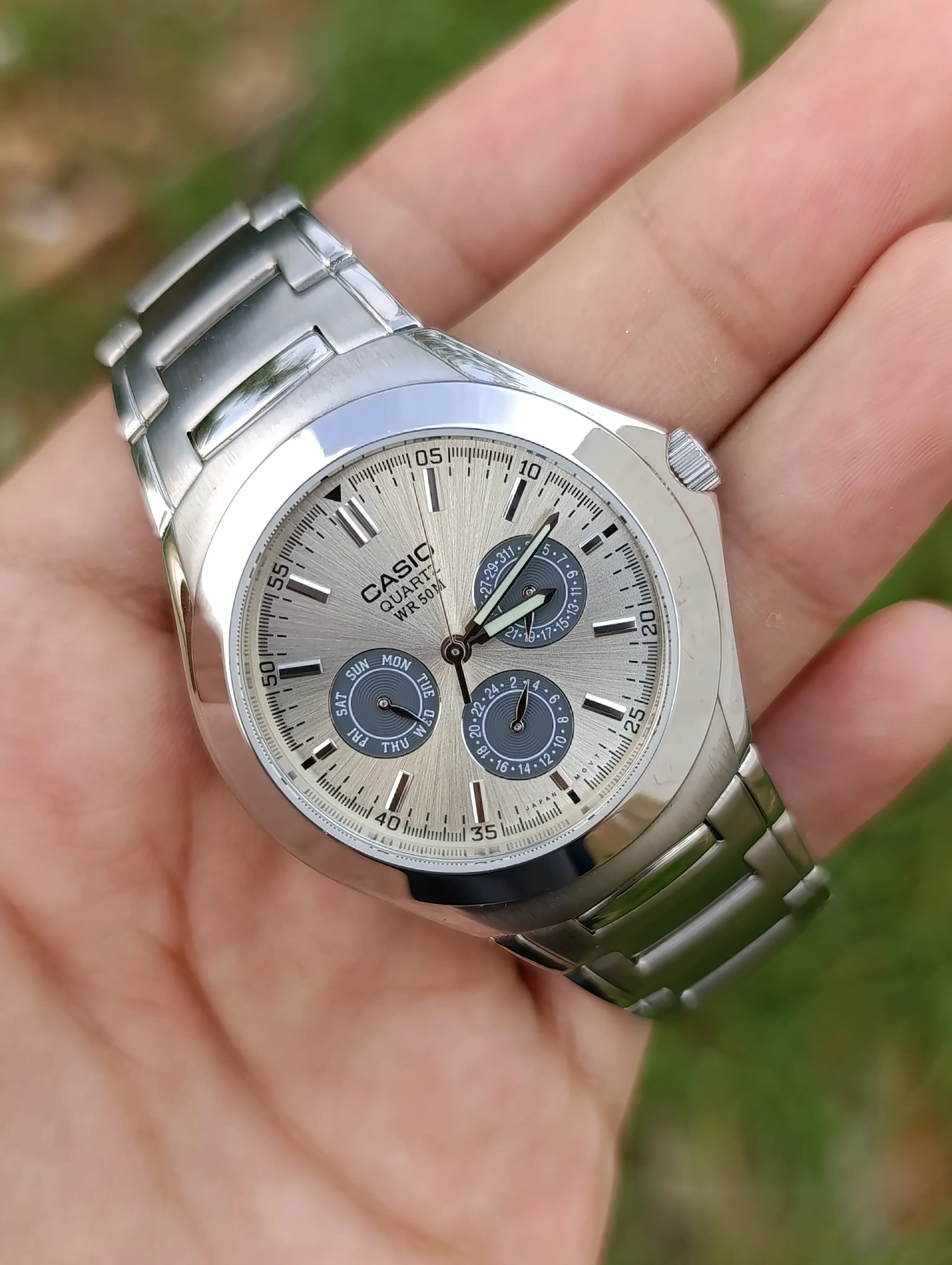 MONTRE CASIO MTP-1247D-9AVDF ORIGINAL HOMME NEUVE QUARTZ WR 50M MULTIFONCTION