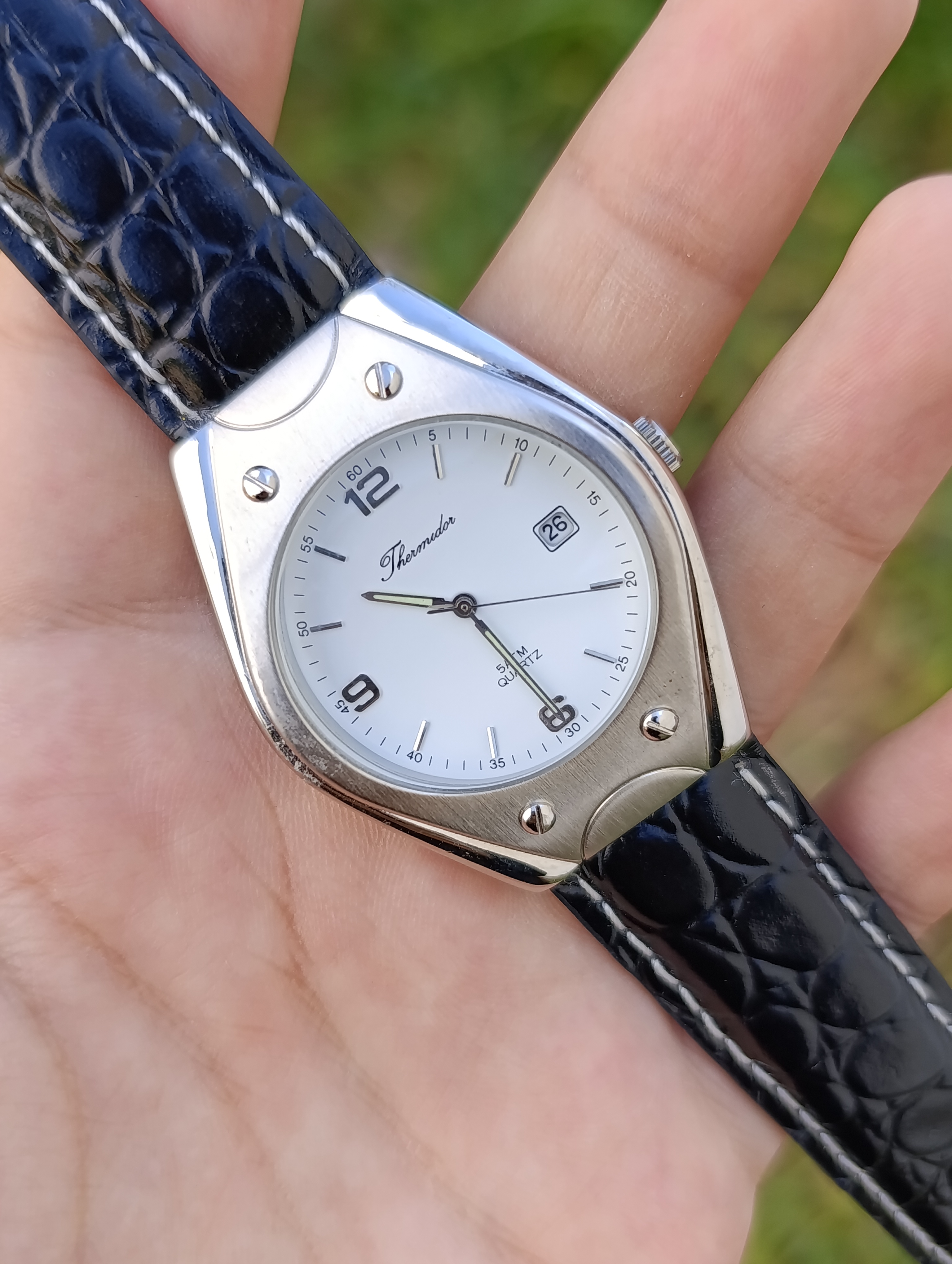 MONTRE THERMIDOR CLASSIQUE ORIGINAL NEUVE QUARTZ WR 5ATM JELD