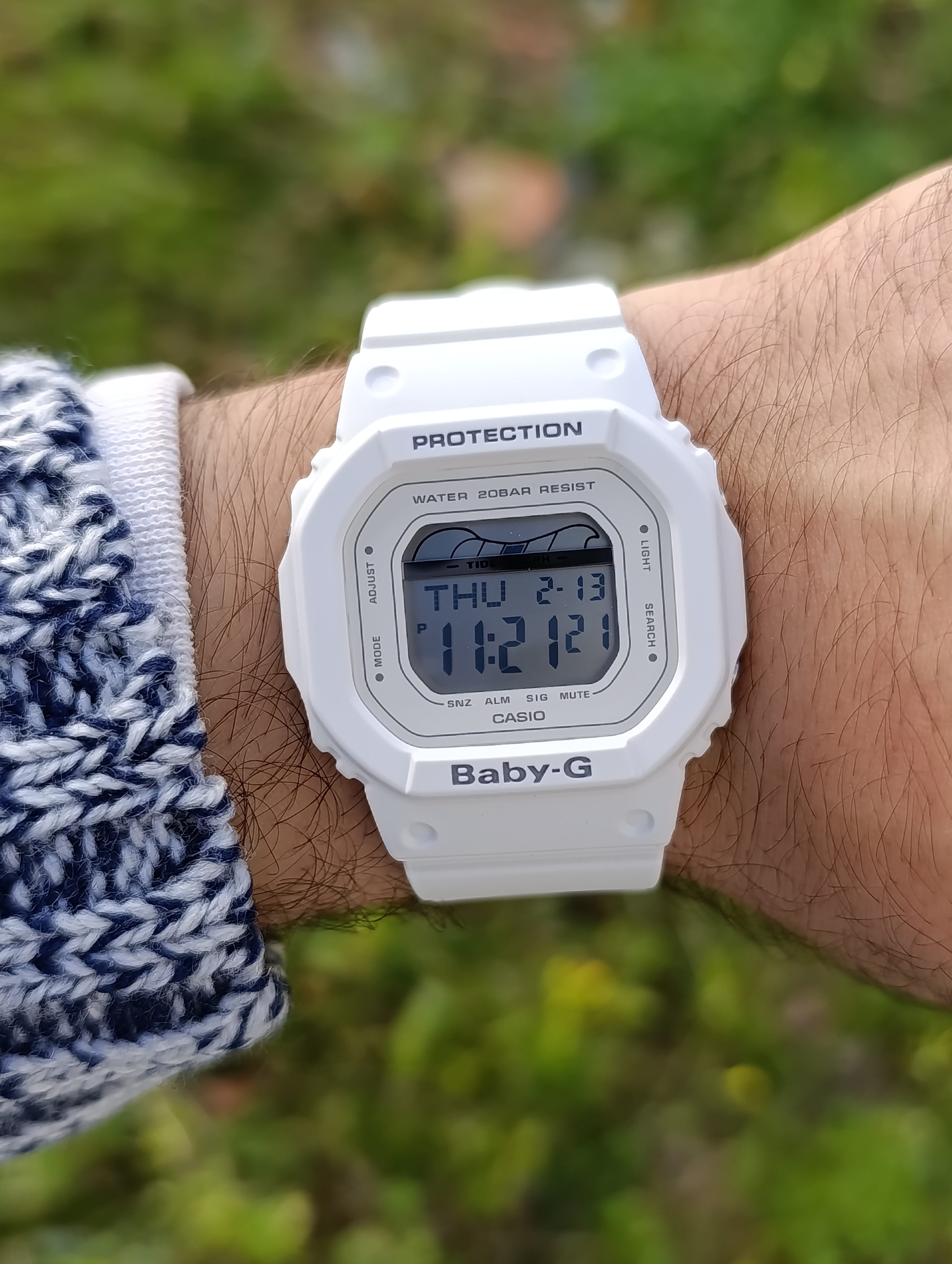 MONTRE CASIO BABY-G BLANCHE BLX-560-7DR ORIGINAL FEMME WR 20 BAR
