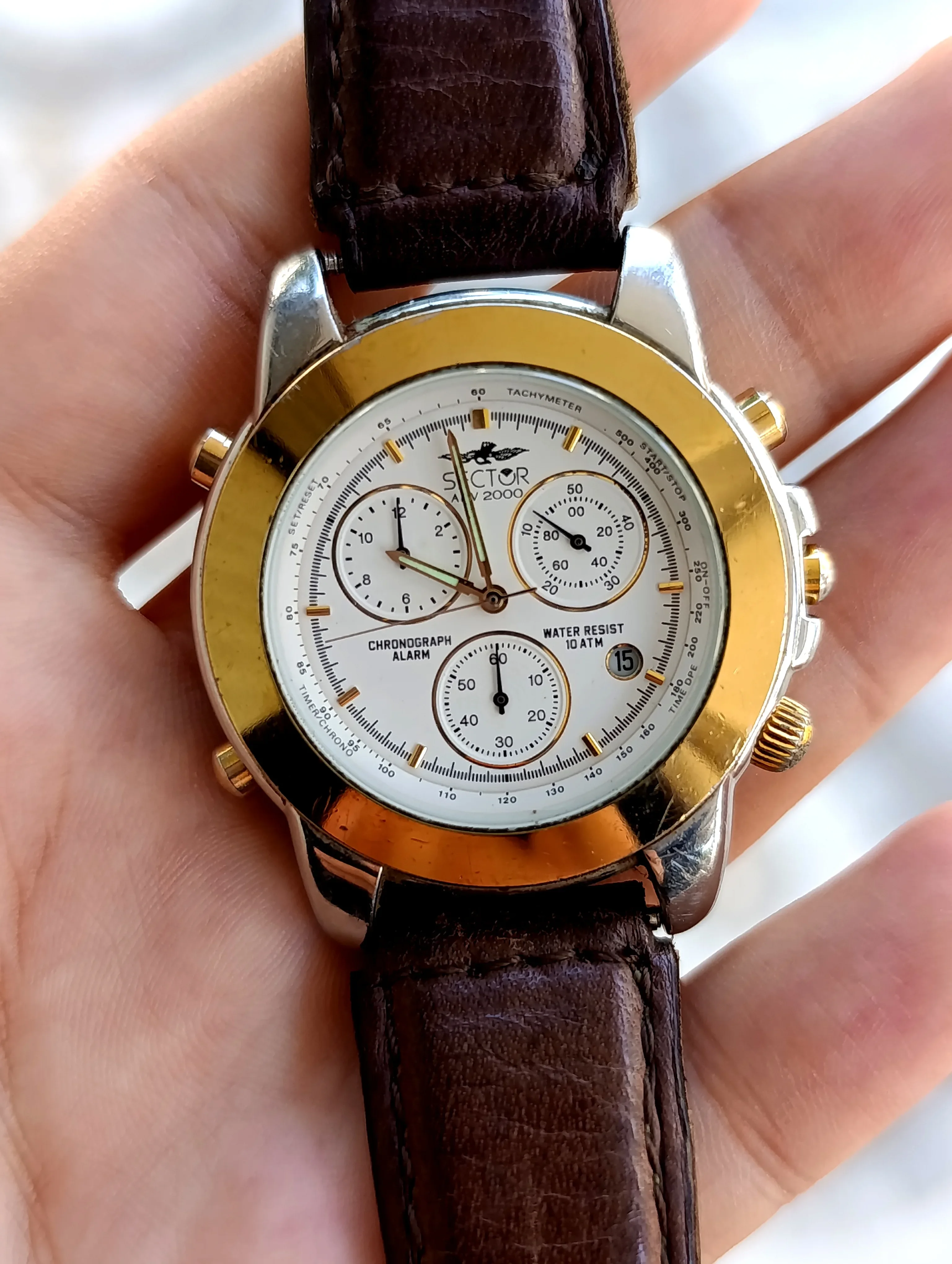 MONTRE SECTOR ADV  2000 – CHRONOGRAPHE ALARME – RÉFÉRENCE 195104