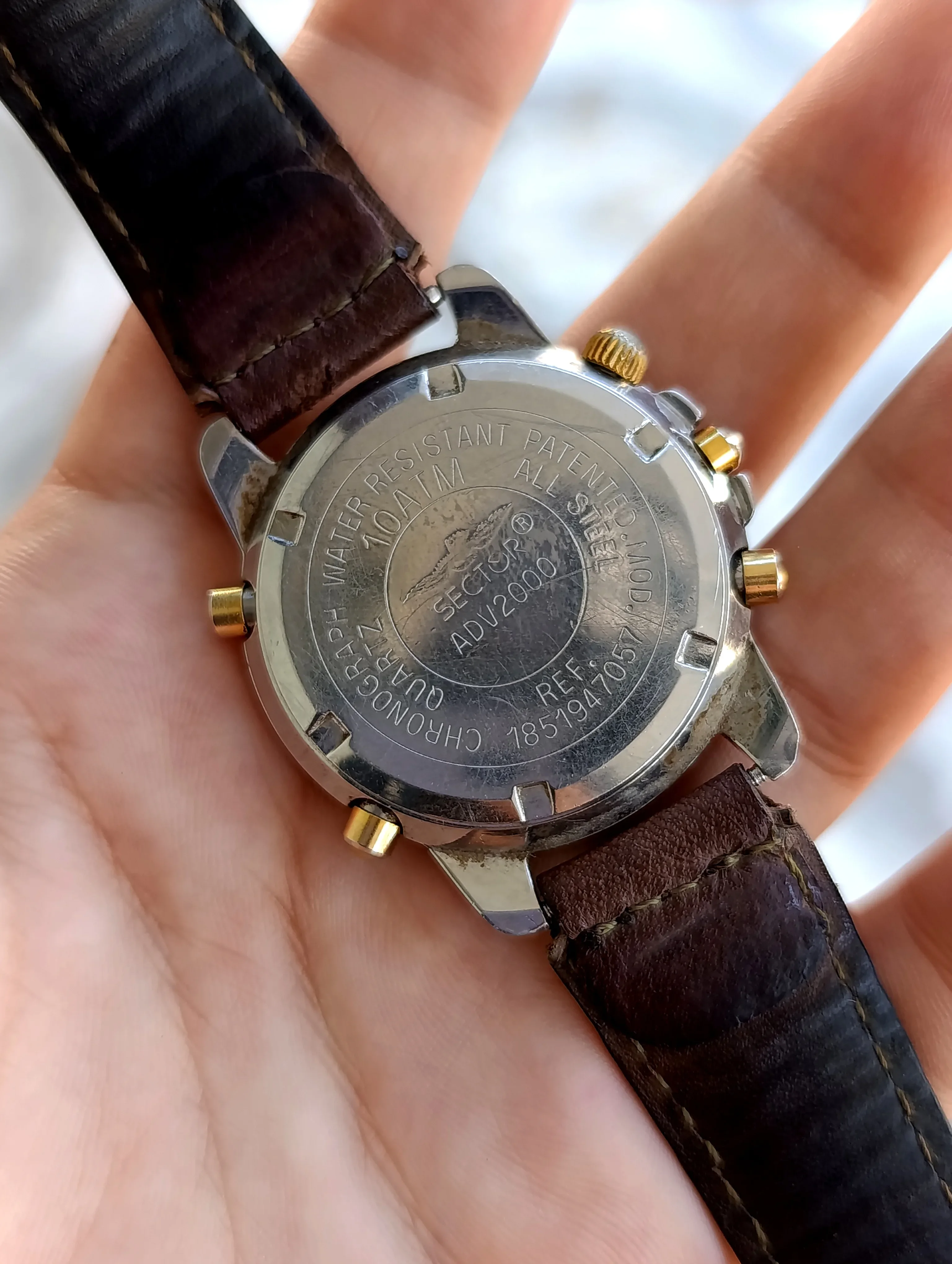 MONTRE SECTOR ADV  2000 – CHRONOGRAPHE ALARME – RÉFÉRENCE 195104