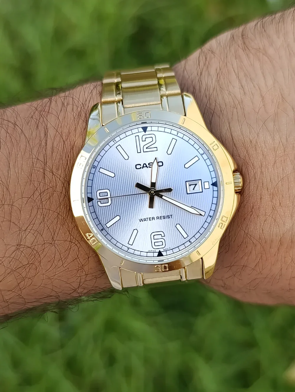 CASIO MTP-V004G-7B2UDF ORIGINAL HOMME NUEVE QUARTZ WATER RESISITANT