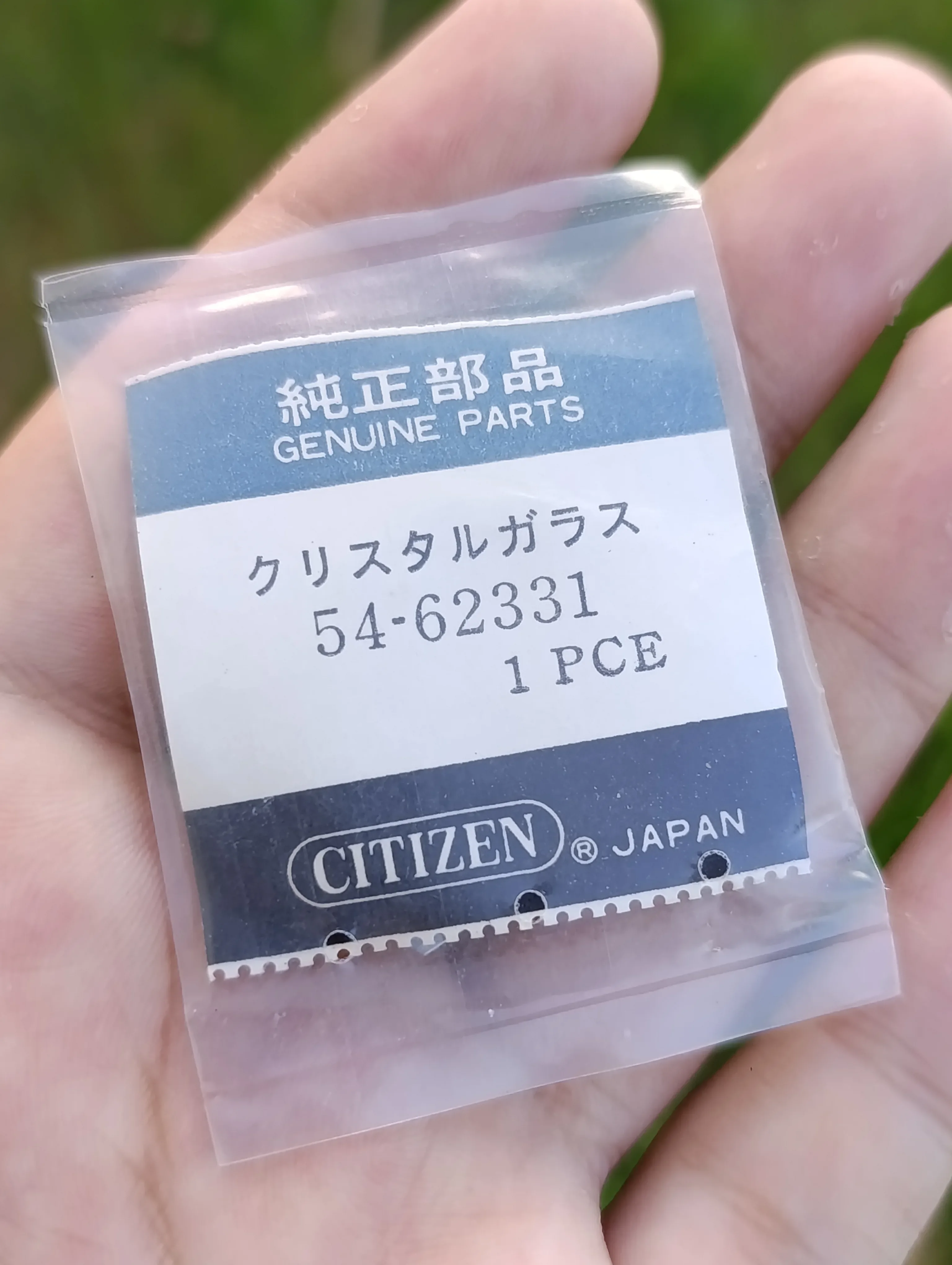 Cristal d’origine Citizen Crystron Alarm – Réf. 54-62331