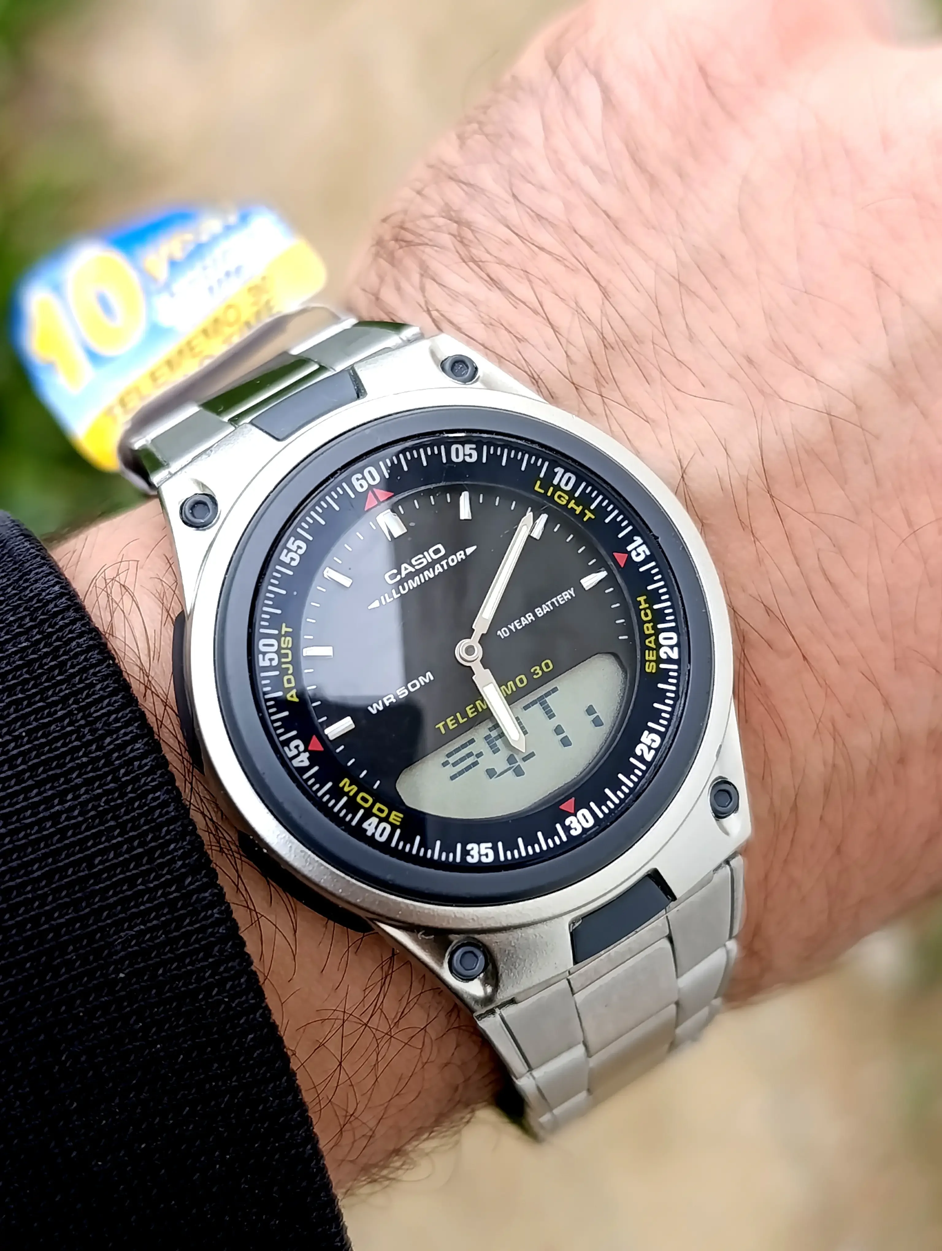 CASIO AW-80D-1AVDF ORIGINALE HOMME ANALOGIQUE & DIGITALE WR 50M