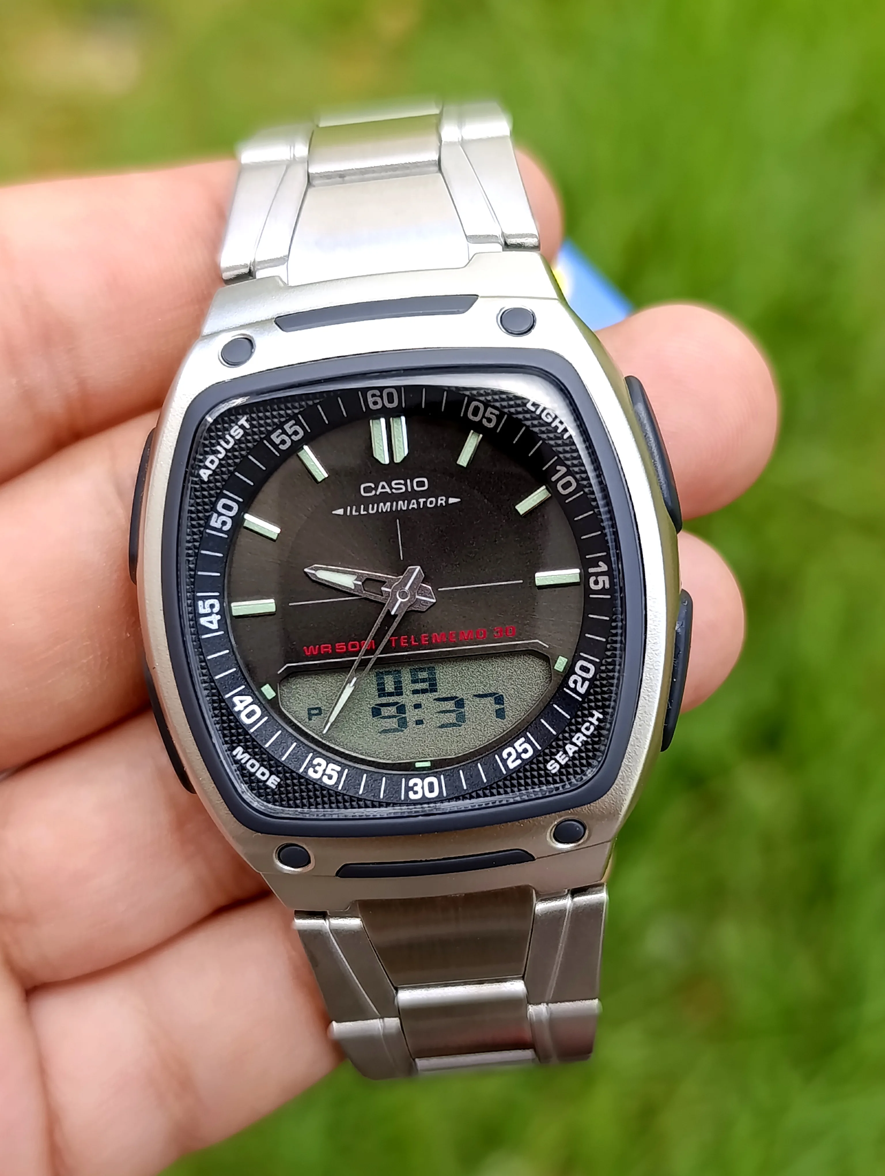 CASIO ILLUMINATOR AW-80D-1AVDF TELEDMEMO 30 ORIGINAL WATER RESSITANT 50M