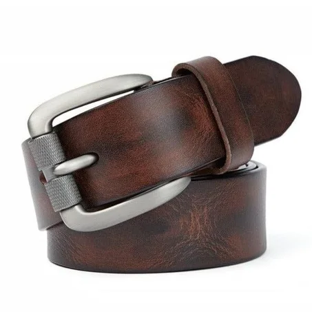 Ceinture en cuir marron