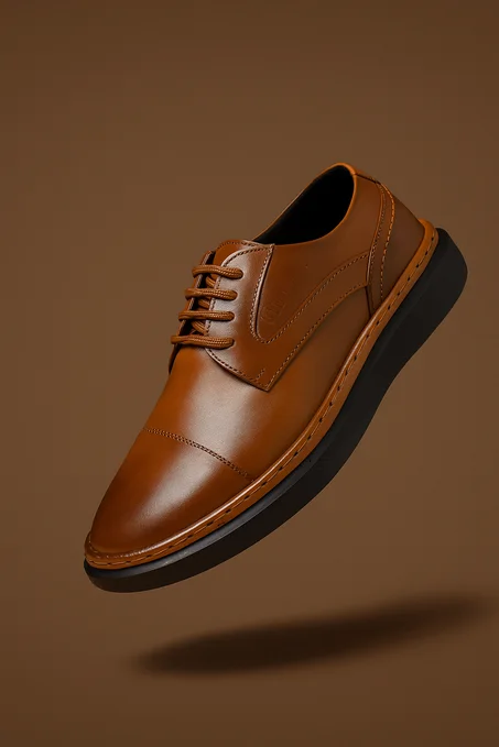 Chaussures de surélevées  en cuir