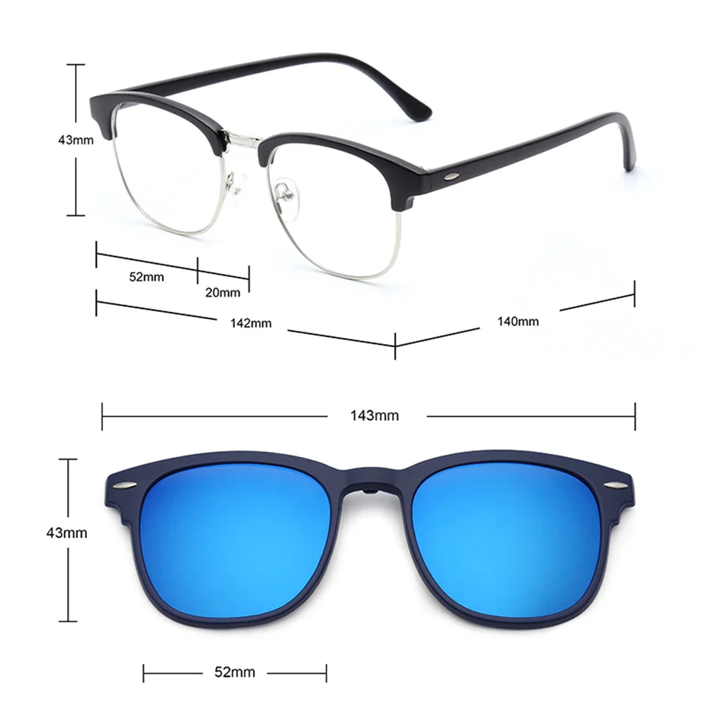 6 نظارات في نظارة واحدة (Glasses 6 in 1)
