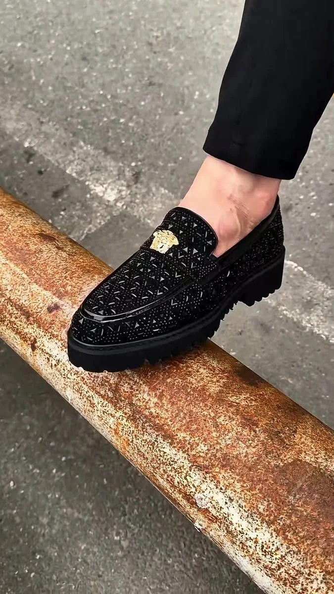 Mocassin Clouté Médusa