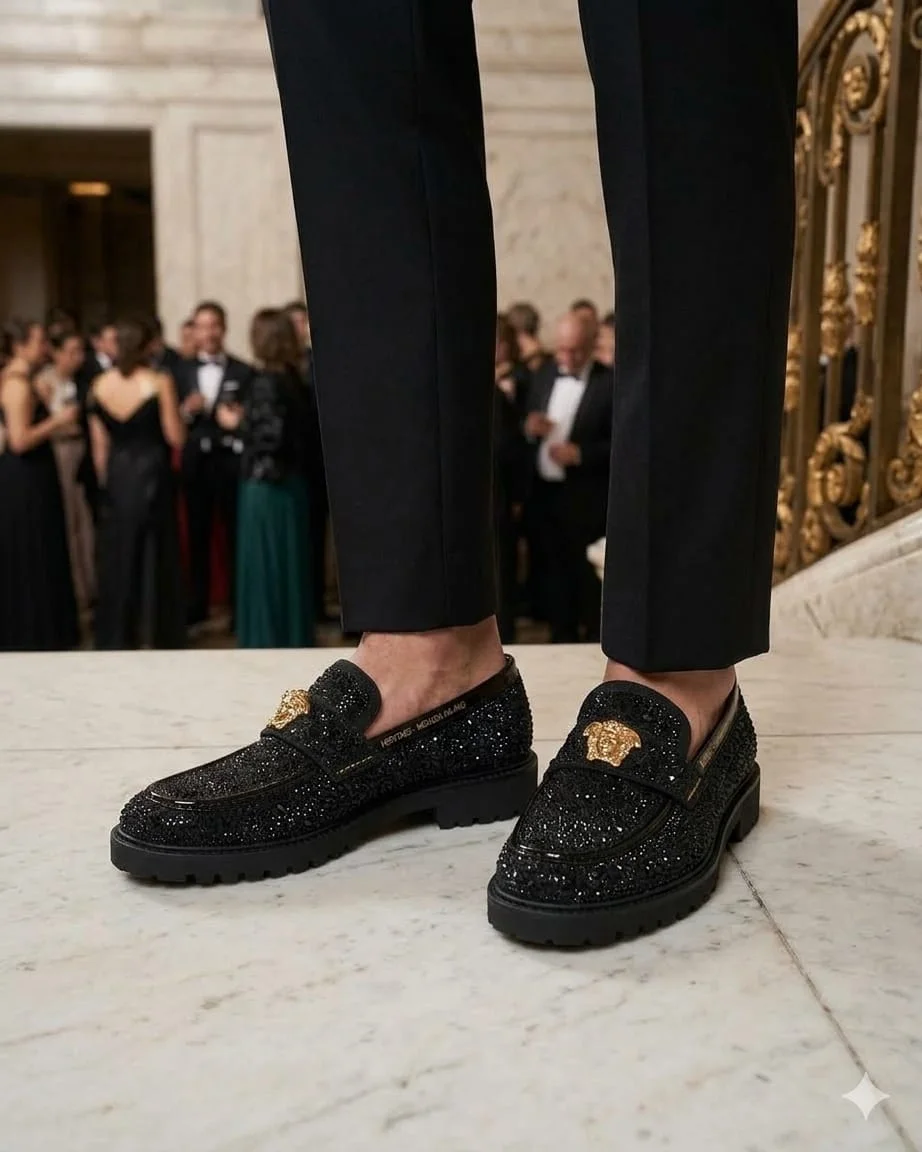 Mocassin Clouté Médusa
