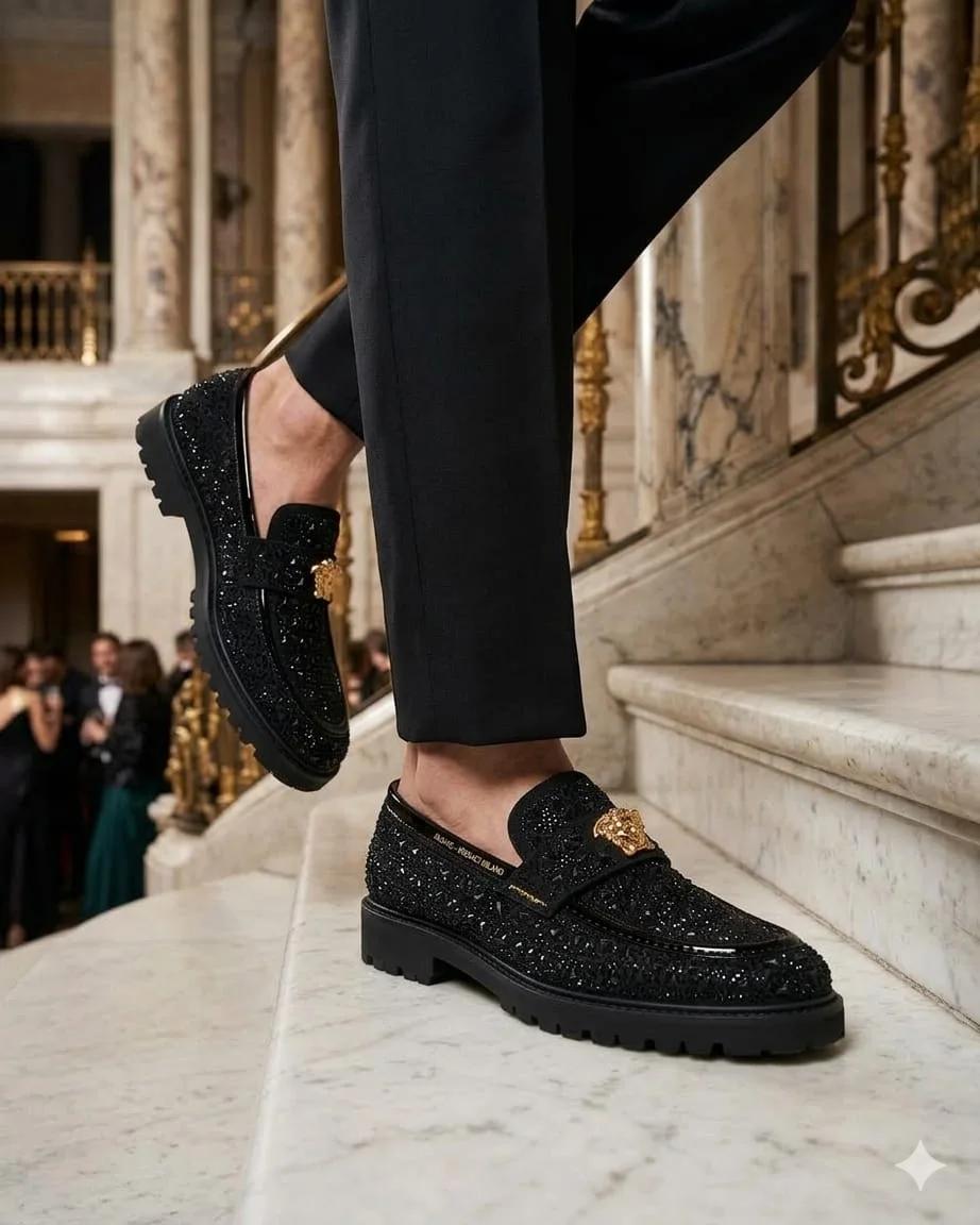 Mocassin Clouté Médusa