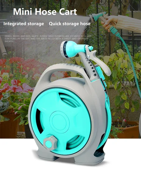 Mini tuyau d'arrosage de voiture, moulinets pour jardin et légumes, odorà eau, pulvérisateur de jardin, nettoyeur haute pression, rangement domestique pra