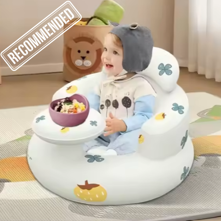 كرسي قابل للنفخ مثالي للمسبح والمنزل / Baby Swim & Play Seat – For Home & Water Use