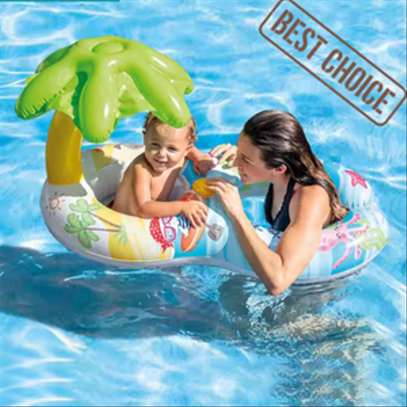 عوامة سباحة قابلة للنفخ للأم والطفل / Mother & Baby Inflatable Swim Seat