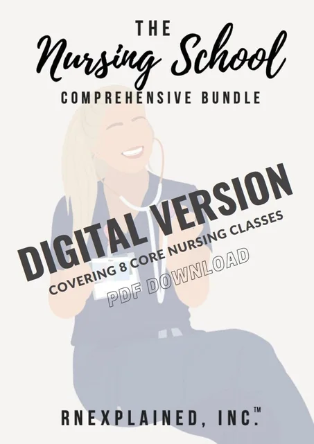 Digital Nursing School Comprehensive Bundle