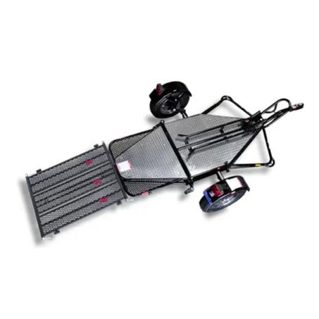 Single Ride-Up SRL Stand-Up Motorcycle Trailer
