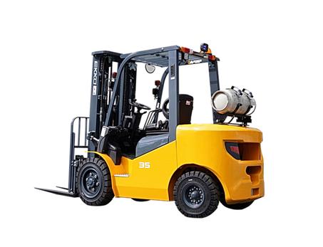 EKKO 4 Wheel Electric Forklift, 7000 lbs Cap., 189″ Lift Ht – EK35GB