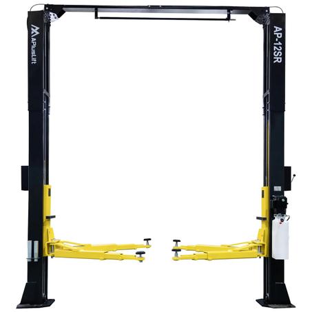 APlusLift 12,000LB 2-Post Overhead Single Release Direct Drive Car Lift with 3 Year Warranty - AP-12SR