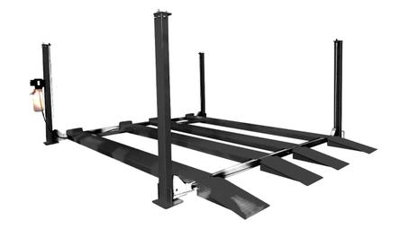 APlusLift 9,000LB 4-Post Double Deck Parking Storage Car Lift - HW-9KDP