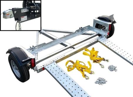 Galvanized EZ Haul Car Tow Dolly With Hydraulic Brakes