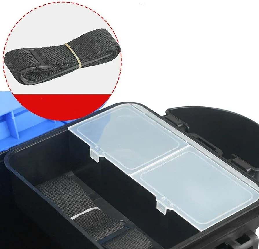 Boîte de pêche multifonction avec siège intégré BOX