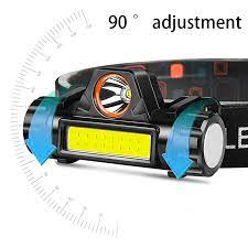 Lampe Frontale LED Rechargeable avec Fixation Magnétique