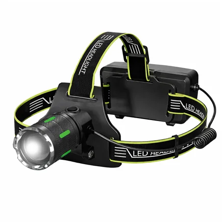 Lampe frontale rechargable zoom uv