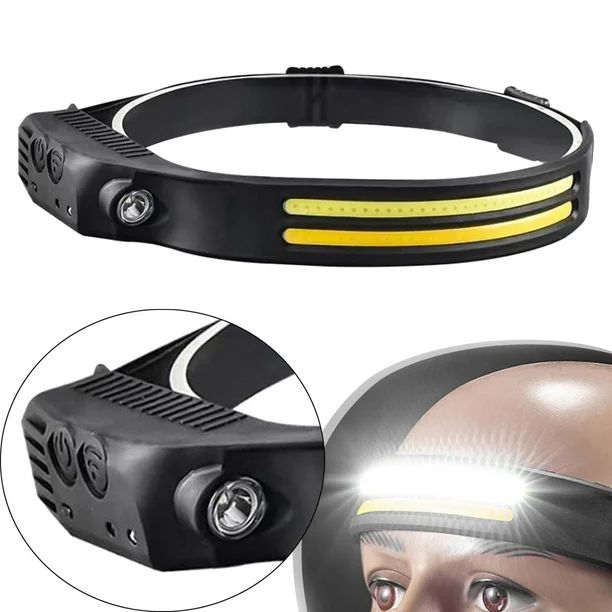 Lampe Frontale LED – Capteur de Mouvement-Rechargeable