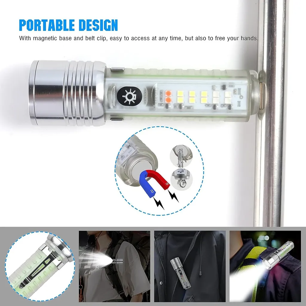 Multifunctional Zoom Flashlight