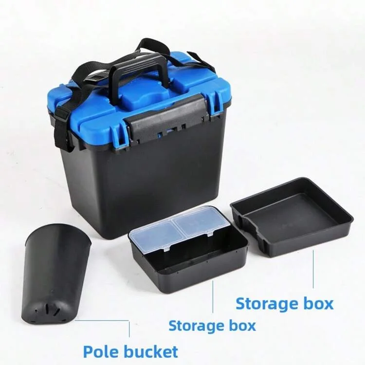 Boîte de pêche multifonction avec siège intégré BOX