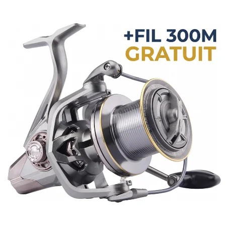 Moulinet KUDOS NGK10000 Double Bobine + FIL 300M