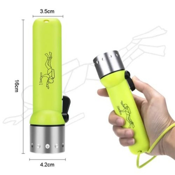 Torche Sous Marine Flashlight - Jaune