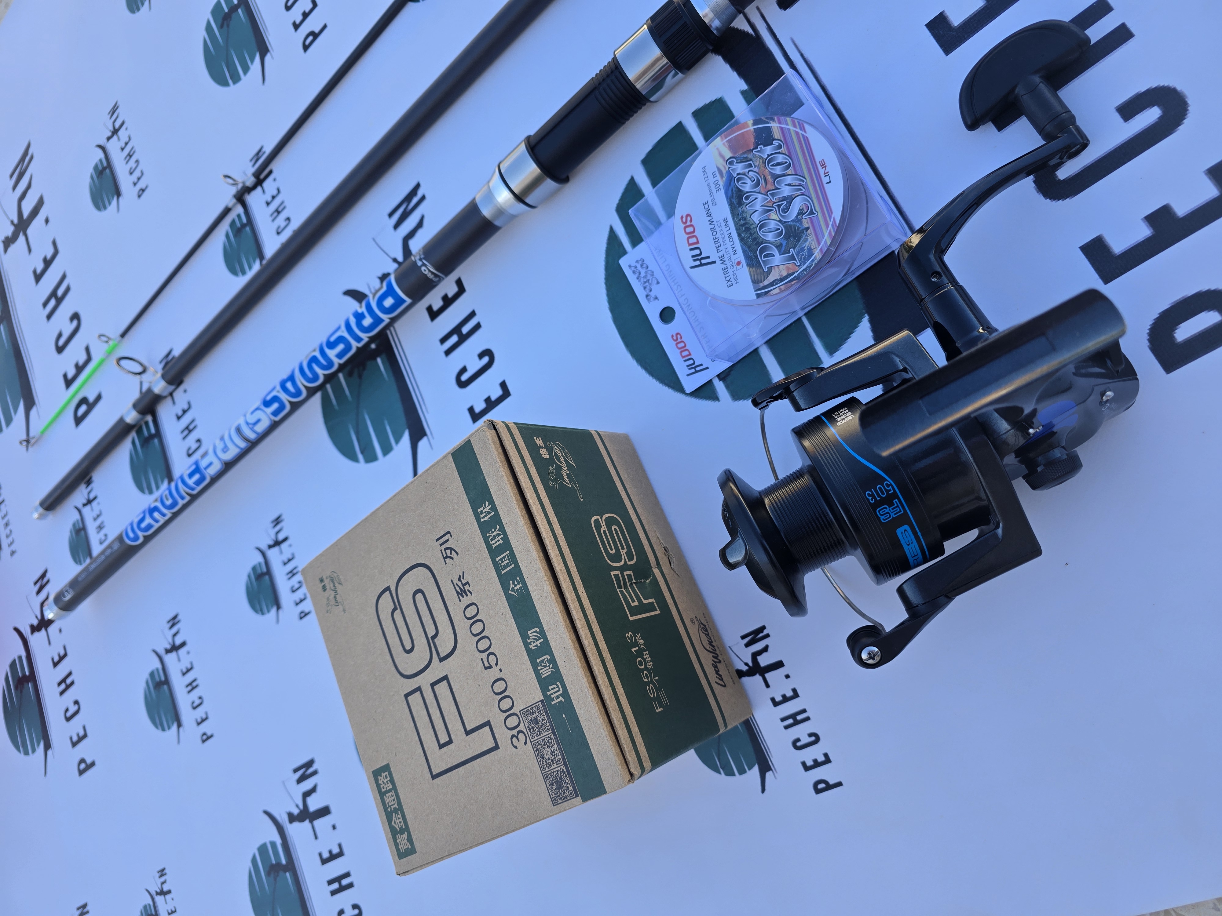 Canne PRO PESCA 4.5m  +LINEWINDER FS5013+Fil 300M
