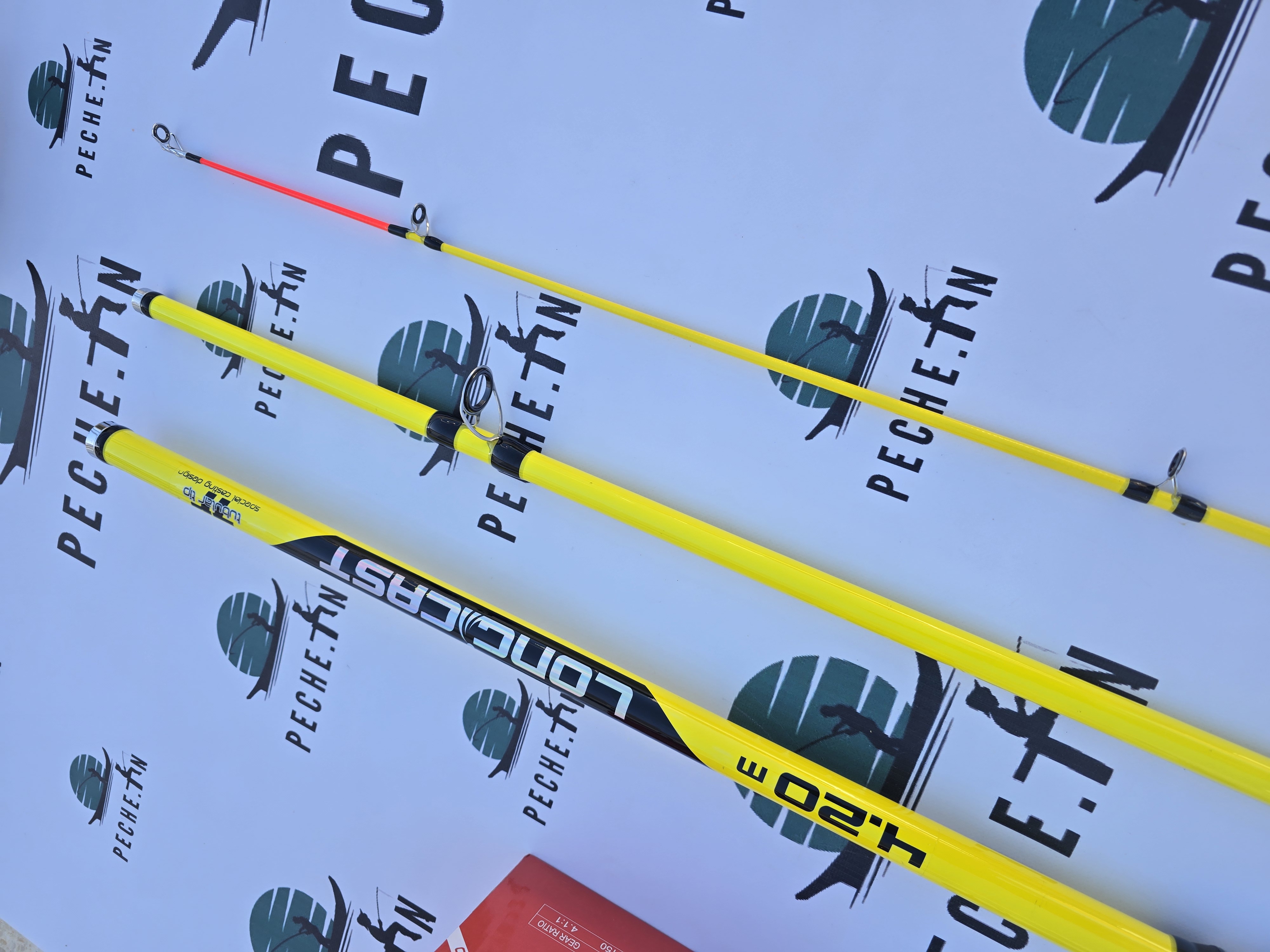 Canne LINEAFFE LONG CAST4.2M +Moulinet KAIDA