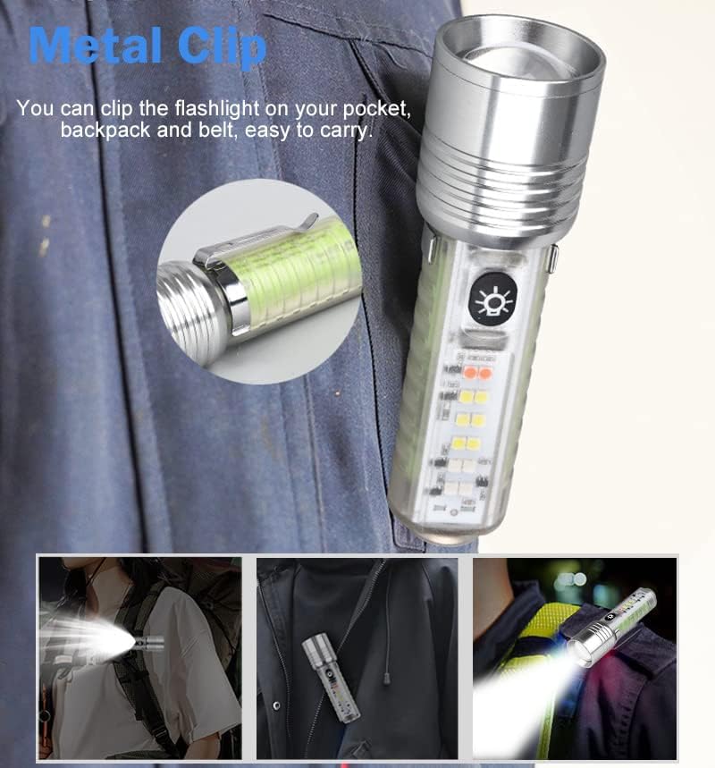Multifunctional Zoom Flashlight