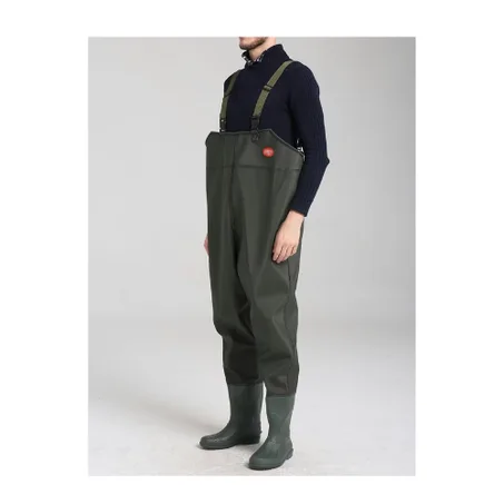 Cuissardes de Pêche Étanches avec Bottes Intégrées
