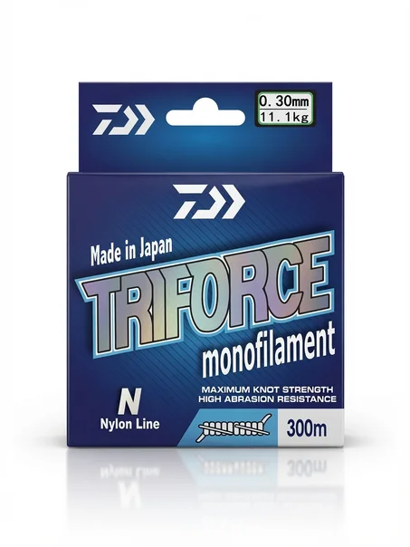 Fil nylon 300m blanc