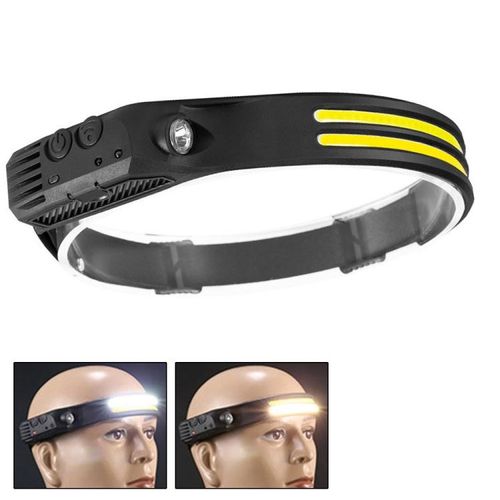 Lampe Frontale LED – Capteur de Mouvement-Rechargeable