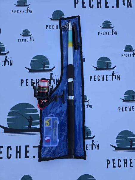 Canne 3.6m+moulinet +sac+boite