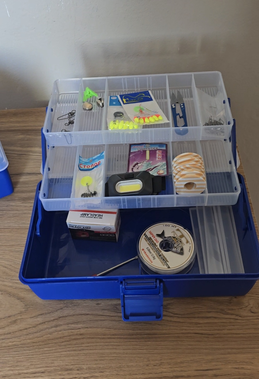 Boîte de Pêche 2 Étages - Kit Complet Accessoires