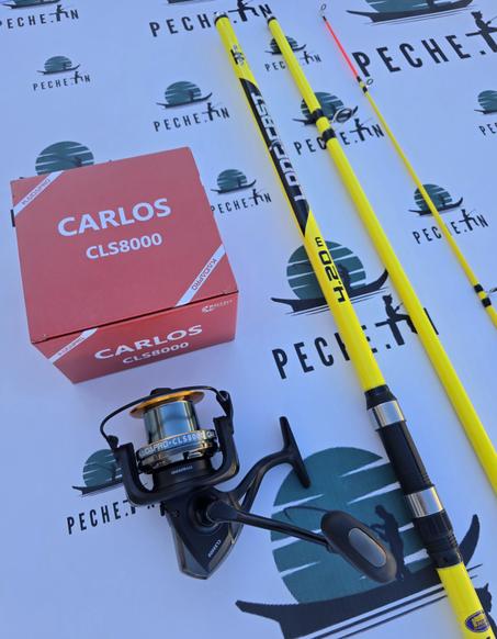 Canne LINEAFFE LONG CAST4.2M +Moulinet KAIDA