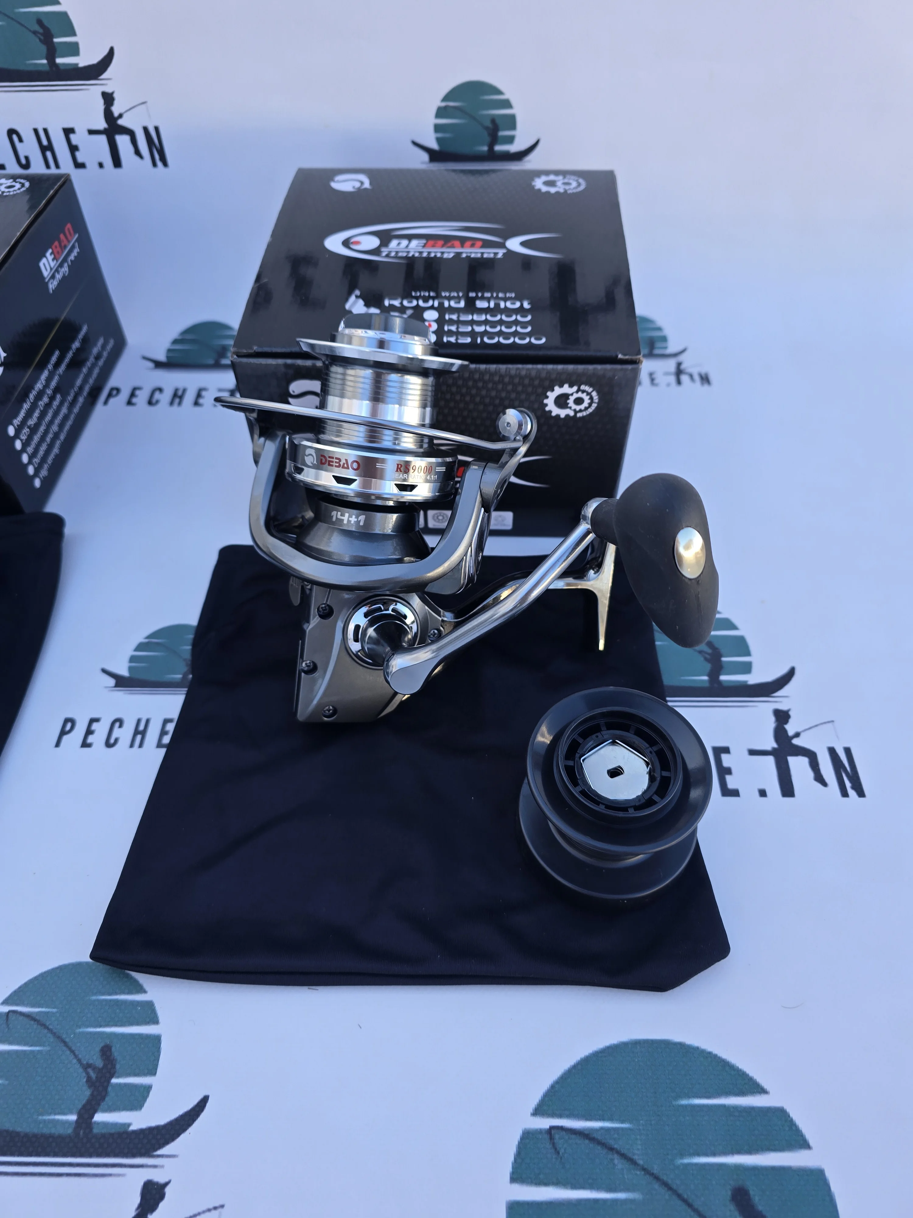 Moulinet DEBAO RS9000 Double Bobine +Fil