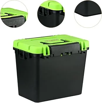 Boîte de pêche multifonction avec siège intégré