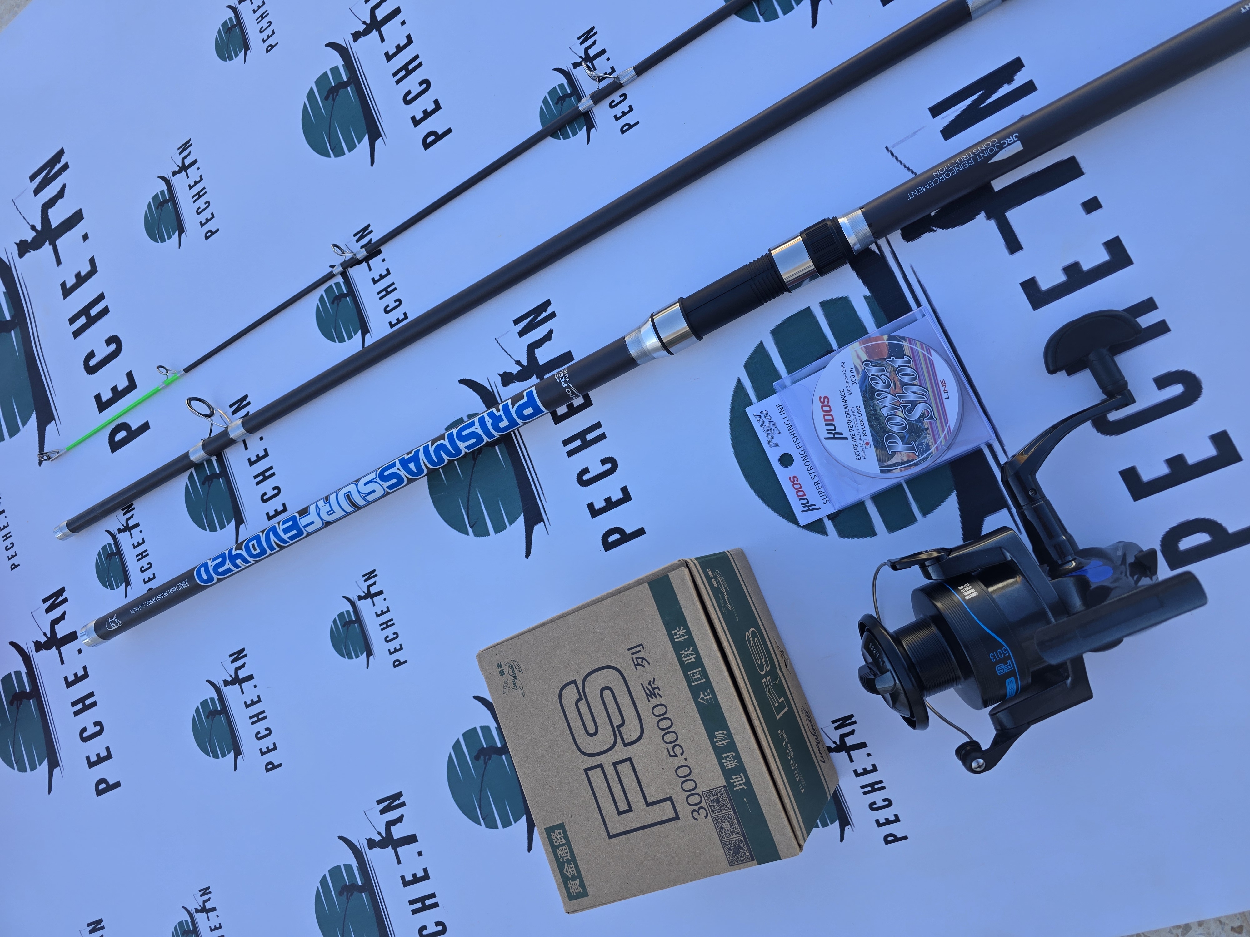 Canne PRO PESCA 4.5m +LINEWINDER FS5013+Fil 300M