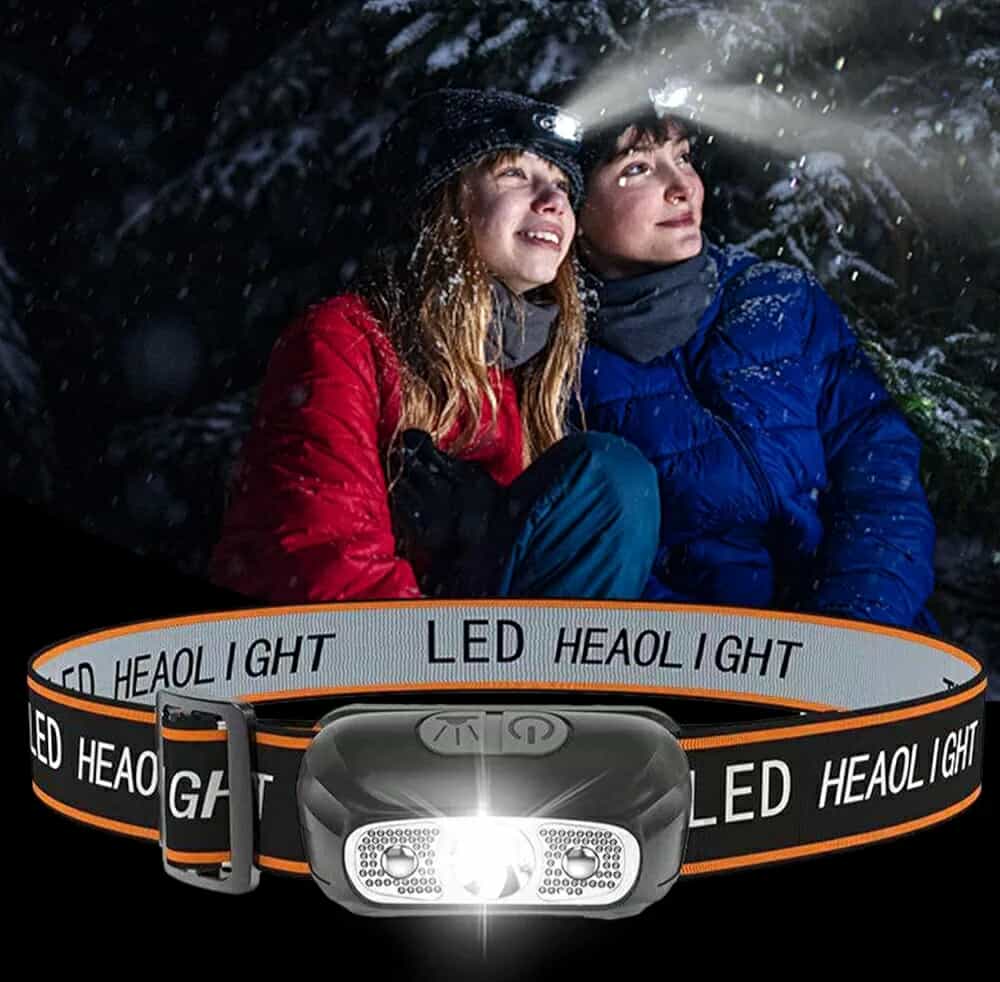 Lampe Frontale à Détecteur de Mouvement
